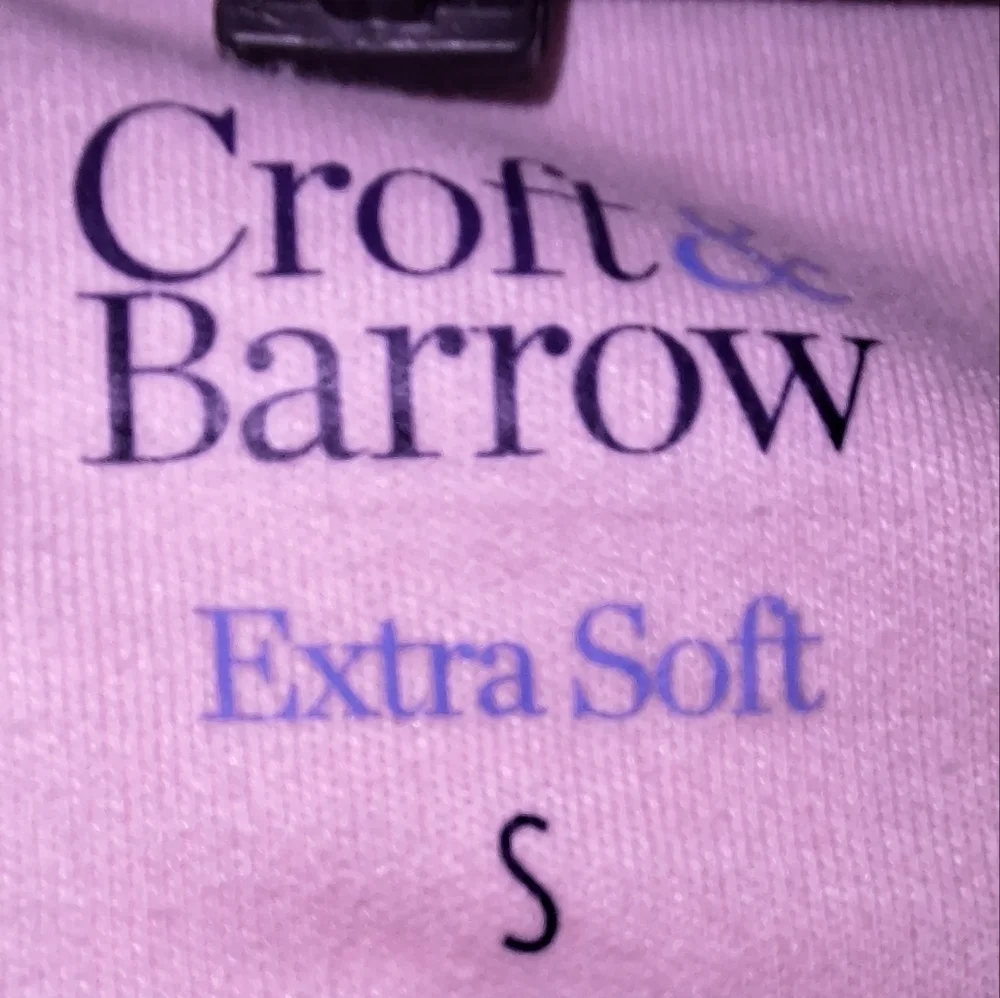 Croft And Barrow Mens Pink Polo Shirt In A Size Small. EUC. Preppy, Casual